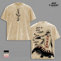 Minato Namikaze Naruto Fourth Hokage Anime Vintage Washed Tee