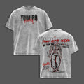 Yujiro Hanma Baki Strongest Creature Anime Vintage Washed Tee