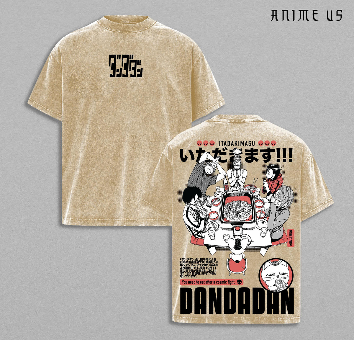 Momo Ayase Okarun Seiko Ayase Turbo Granny Dandadan Anime Washed Tee