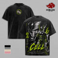 Cell DBZ Villains Anime Vintage Washed Tee