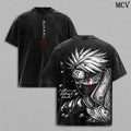 Kakashi Hatake Naruto Copy Ninja Anime Vintage Washed Tee