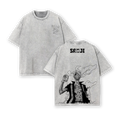 Sanji One Piece T-Shirt Washed | Vintage Oversized Heavy Cotton Anime Tee