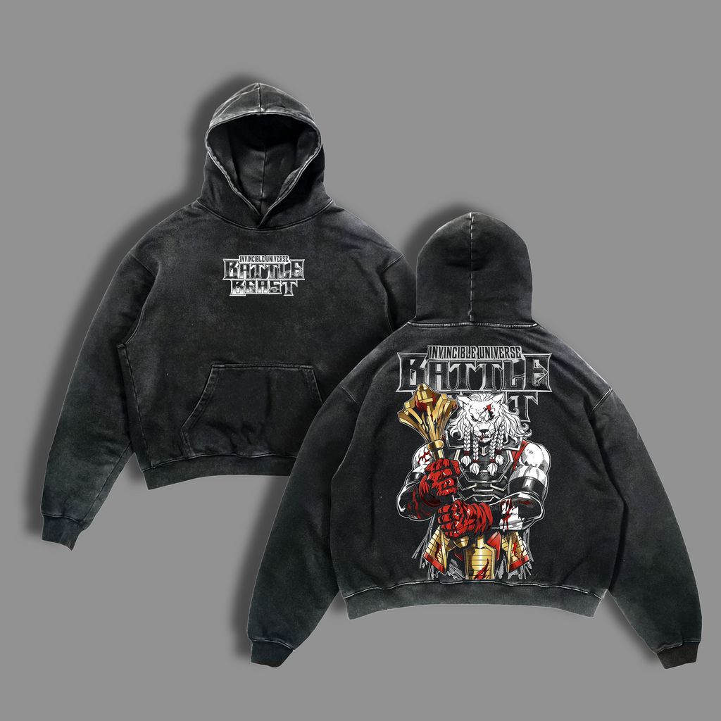 Battle Beast Invincible Universe Vintage Washed Tee