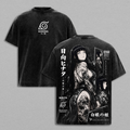 Hinata Hyuga Princess Tattoo NRT Anime Vintage Washed Tee