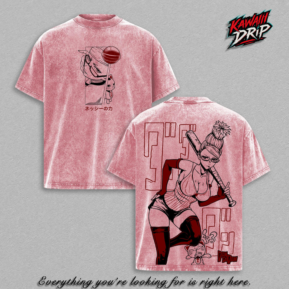 Seiko Ayase Dan Da Dan Psychic Granny Anime Vintage Washed Tee