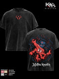 Sukuna Culling Game Part 2 Jujutsu Kaisen Anime Vintage Washed Tee
