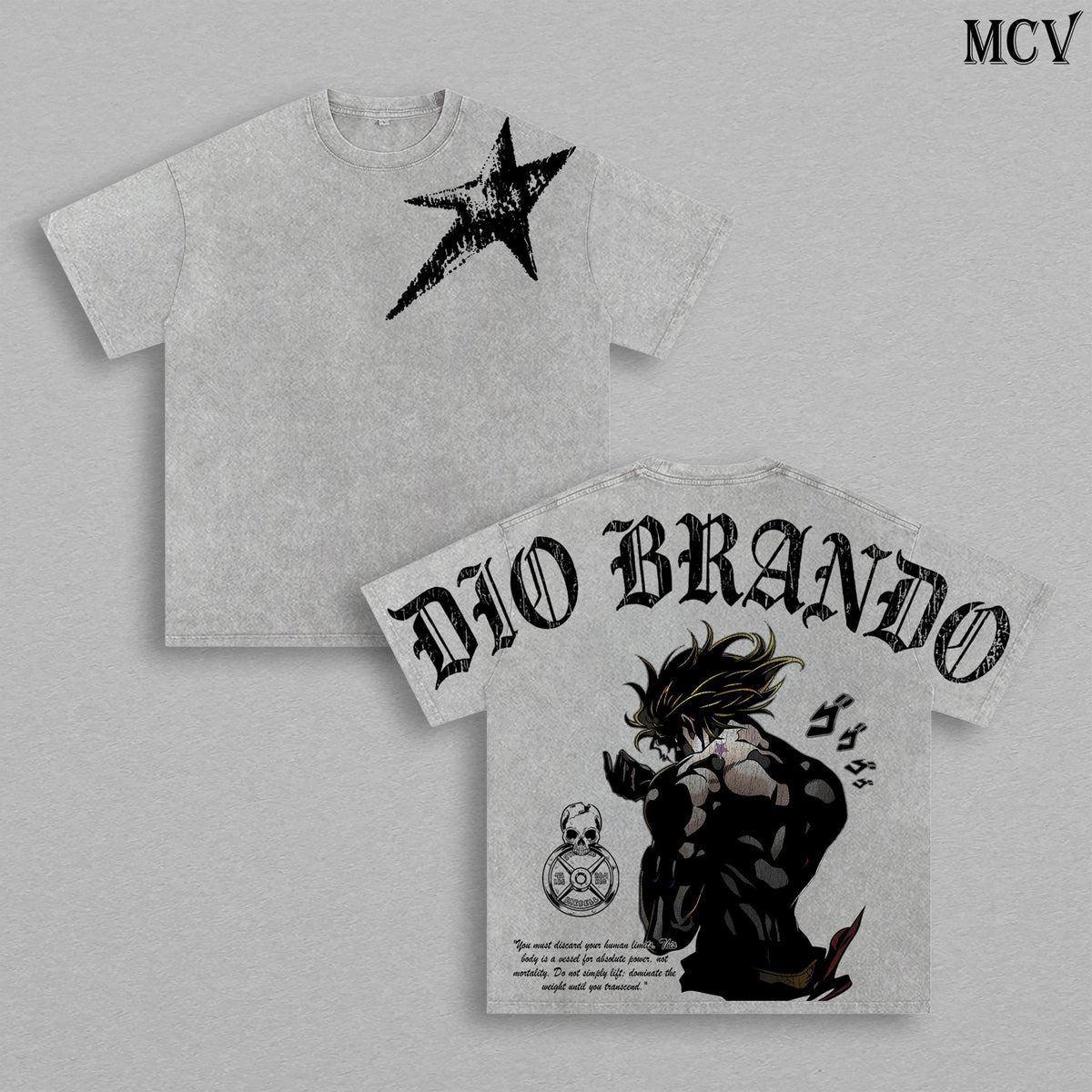 Dio Brando Scary Monsters JoJo’s Bizarre Adventure Anime Washed Tee