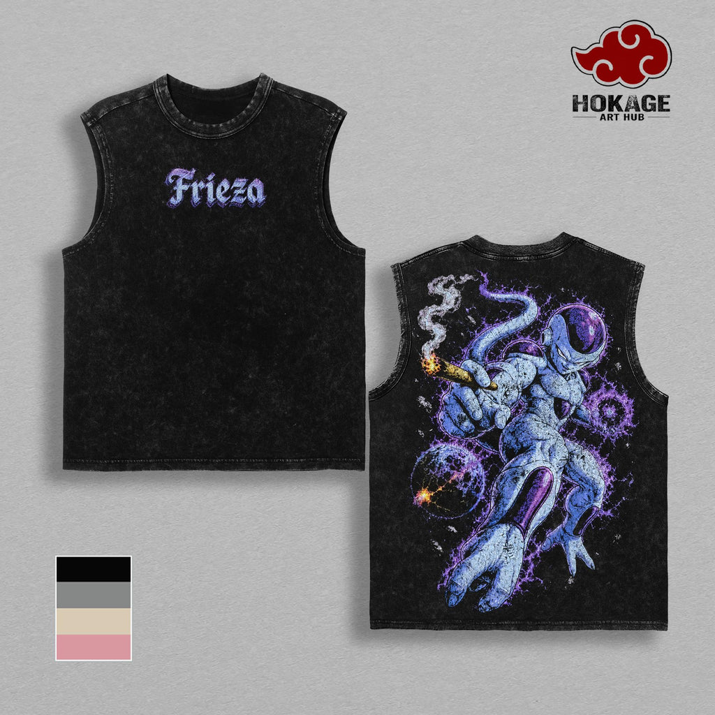 Frieza Final Form DBZ Anime Vintage Washed Tee