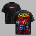 Battle Damage Omni-Man Invincible Washed T-Shirt – Vintage Graphic Streetwear Tee