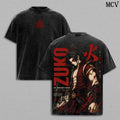 Zuko Avatar 2026 Fire Lord Vintage Washed Tee