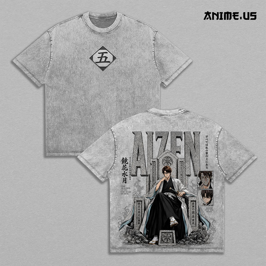 Sosuke Aizen Captain of the Fifth Division Bleach Anime Vintage Tee