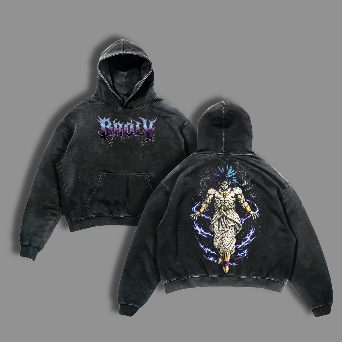 Broly DBZ Legendary Super Saiyan Anime Vintage Washed Tee
