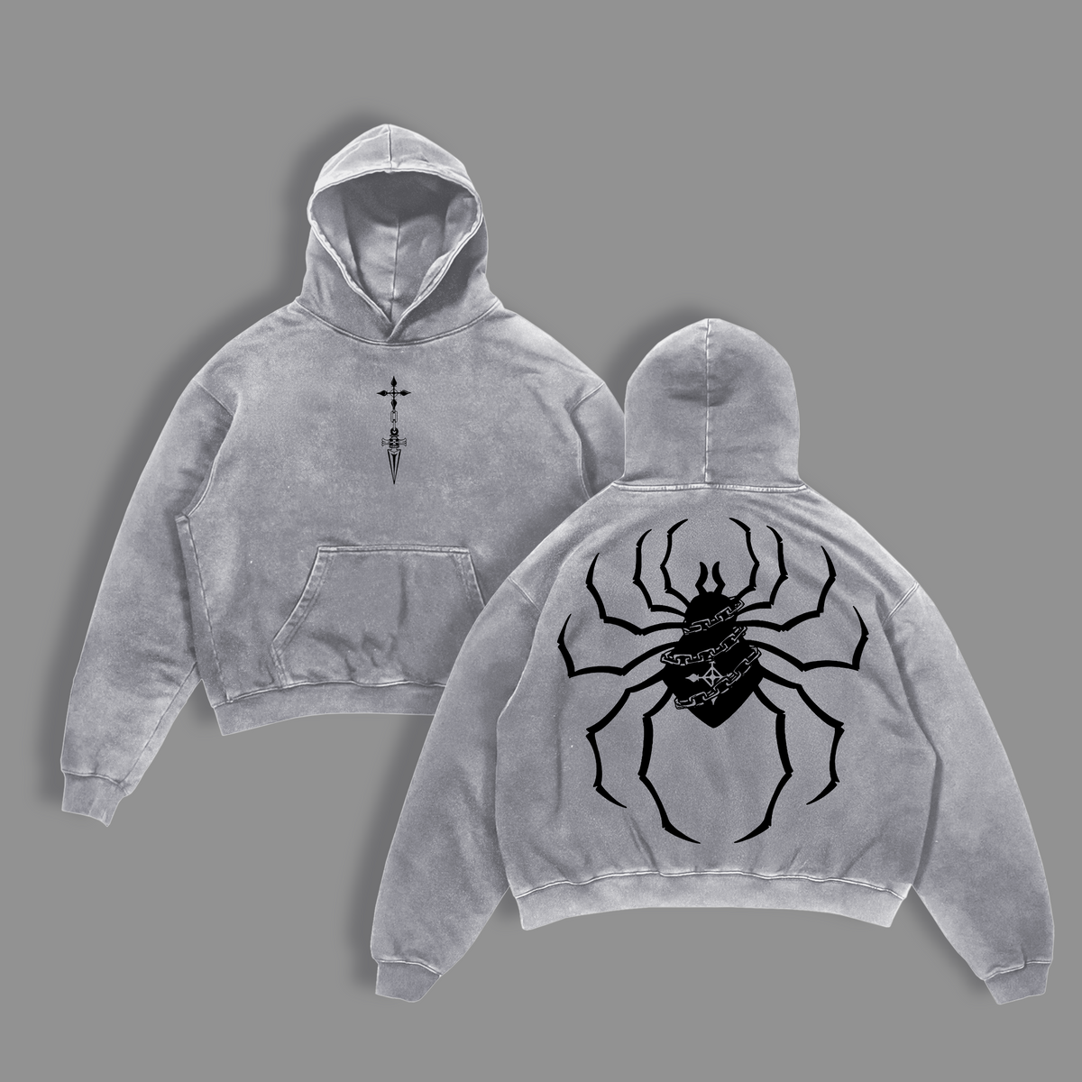 Phantom Troupe Spider Emblem Hunter x Hunter Anime Vintage Washed Tee