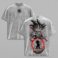 Kid Kakarot Saiyan Warrior DBZ Anime Vintage Washed Tee