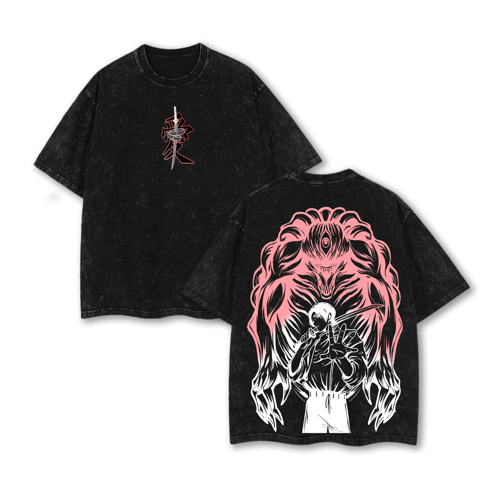 Jujutsu Kaisen Yuta Vintage T-Shirt – Oversized Anime Graphic Tee