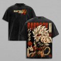 Bardock DBZ Anime Vintage Washed Tee