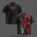 Igris Solo Leveling Shadow Knight Commander Anime Vintage Washed Tee
