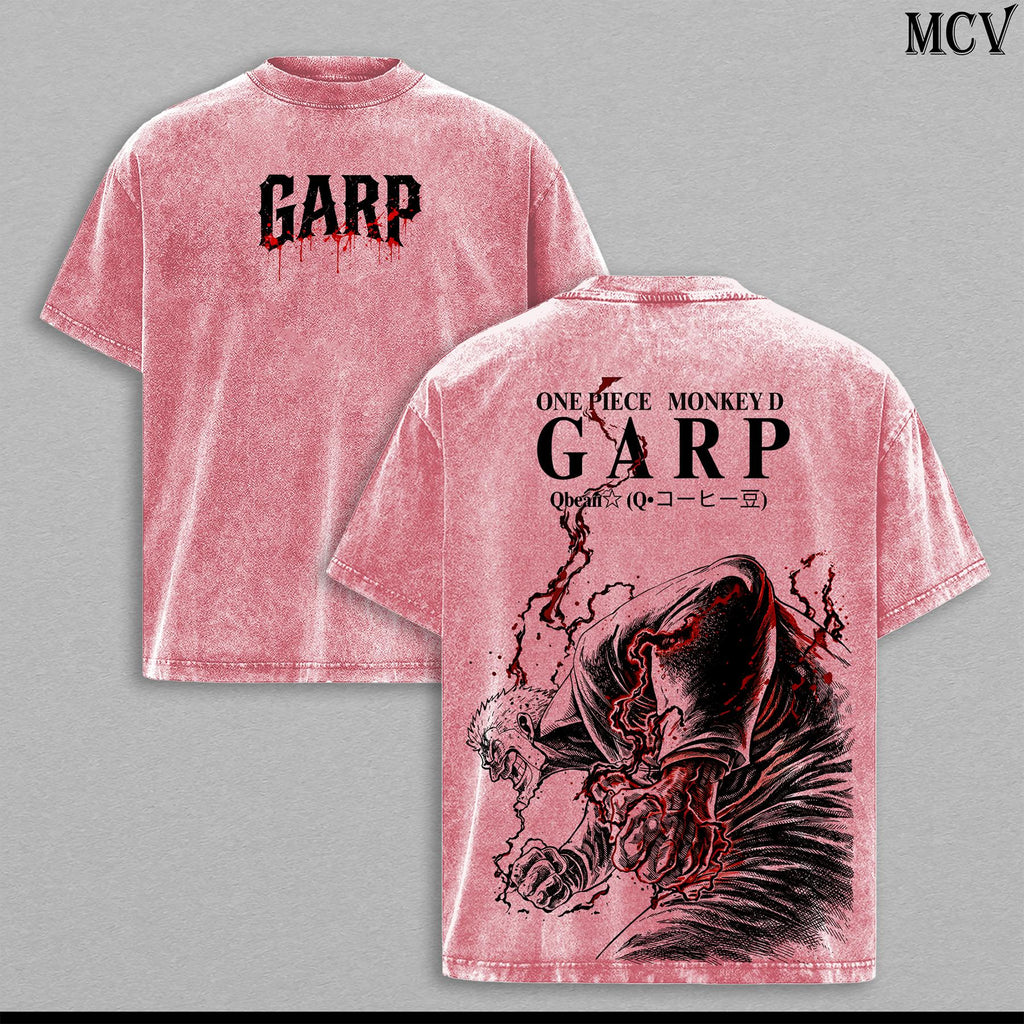 Garp OnePie Marine Legend Anime Vintage Washed Tee