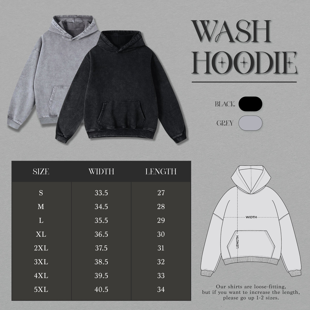 Hashira - Demon Slayer Washed HOODIE