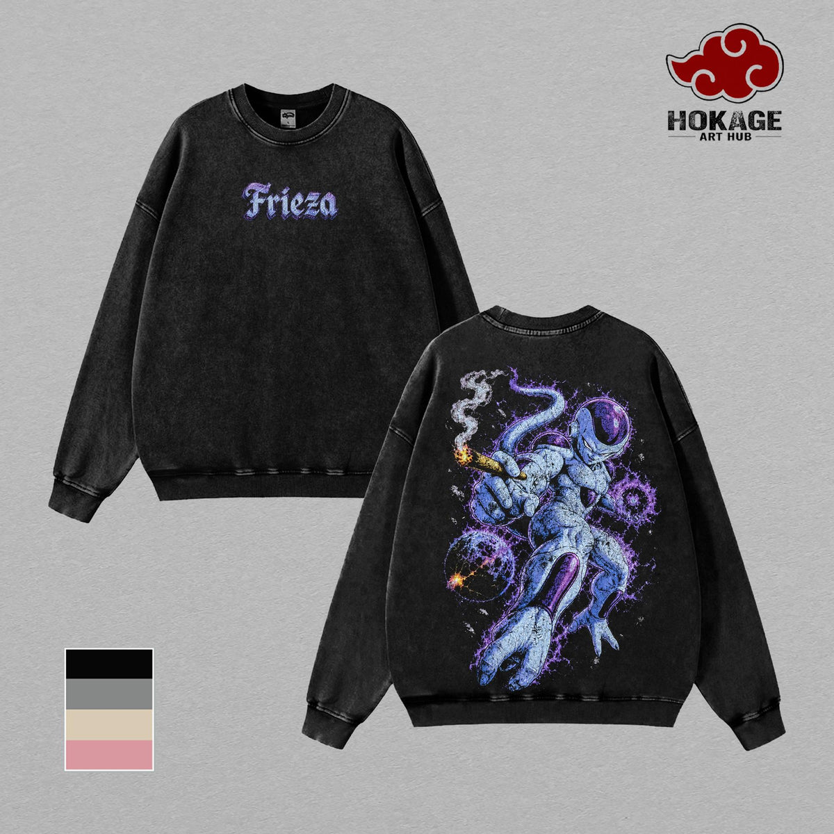 Frieza Final Form DBZ Anime Vintage Washed Tee