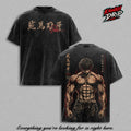 Baki Hanma Baki The Grappler Anime Vintage Washed Tee