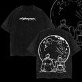 David and Lucy's x Cyberpunk Edgerunners Anime Vintage Washed Tee