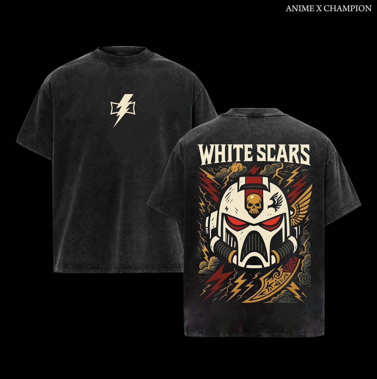 White Scars Warhammer 40K New Vintage Washed Tee