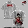 Legendary Super Saiyan Broly DBZ Angel Broly Anime Vintage Washed Tee