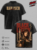 Revy Black Lagoon Anime Vintage Washed Tee