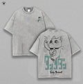 Turbo Granny Dandadan Manga Cat Anime Vintage Washed Tee
