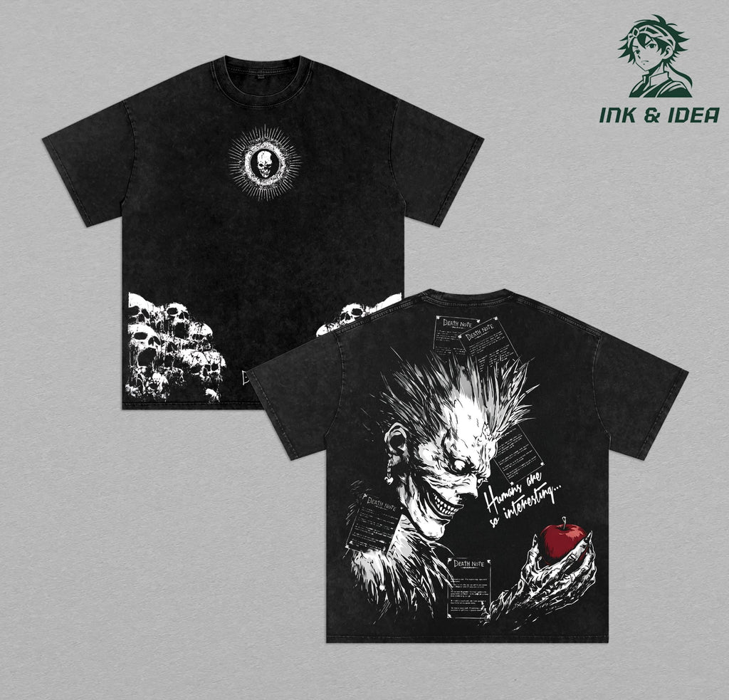 Ryuk Death Note Shinigami Anime Vintage Washed Tee