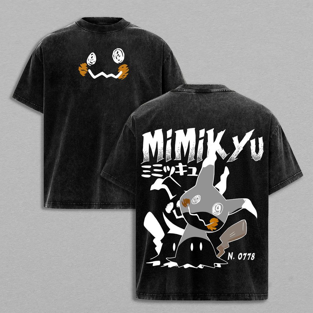 Mimikyu Pokemon Anime Vintage Washed Tee