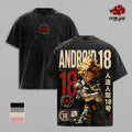 Android 18 DBZ Red Ribbon Army Anime Vintage Washed Tee