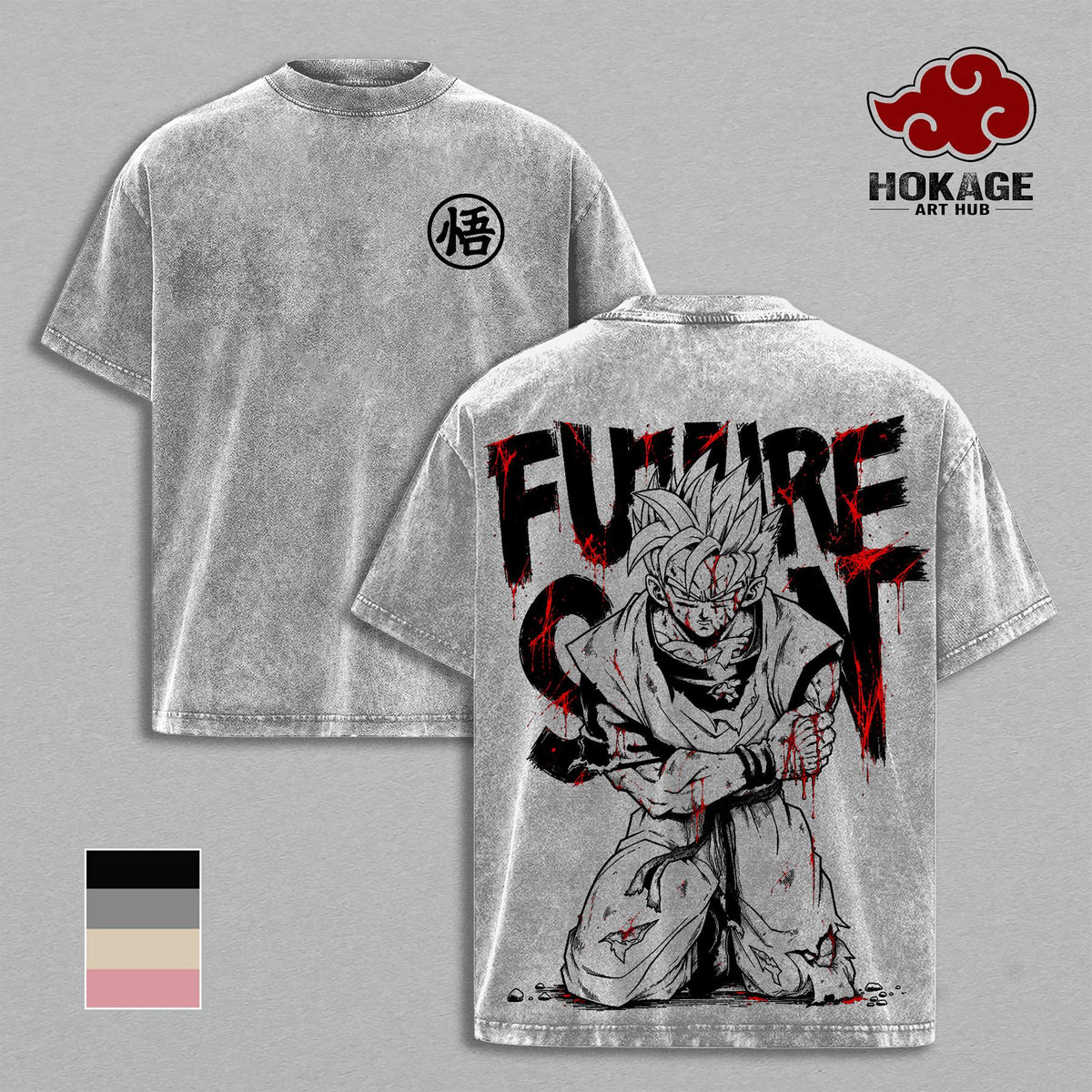 Gohan Beast DBZ Super Anime Vintage Washed Tee
