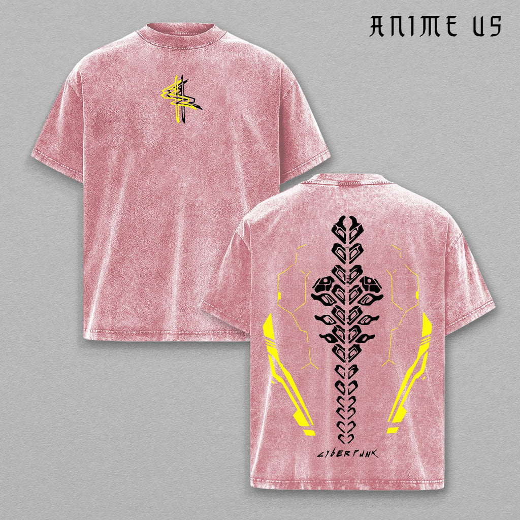 Sandevistan Netrunner Cyberpunk EdgeRunners Anime Vintage Washed Tee
