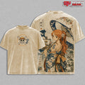 Nami Cat Burglar OP T Shirt, Vintage Washed Anime Graphic Tee, Straw Hat Pirates Manga Streetwear, Premium Cotton Fan Apparel