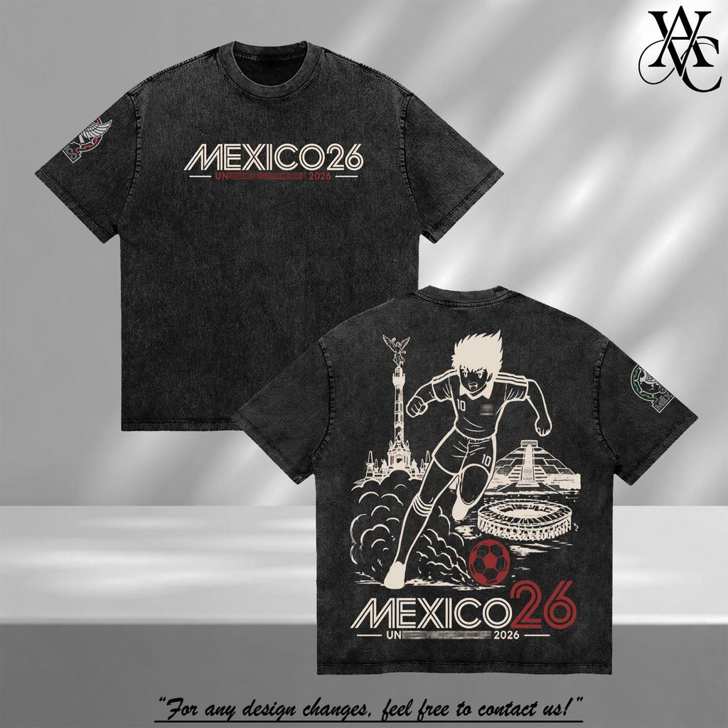 Mexico Soccer New Champions V2 Vintage Washed Tee
