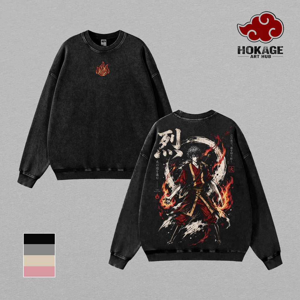 Zuko Avatar The Last Airbender Fire Nation Vintage Washed Tee