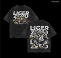 Zoids Liger Zero T-Shirt, Oversized Washed Vintage Anime Tee, Mecha Robot Graphic Shirt, Retro 90s Japanese Anime Streetwear