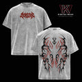 Berserk Pump Cover Anime Vintage Washed Tee