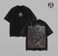 Maliketh Black Blade T-Shirt – Elden Ring Washed Oversized Tee, Dark Fantasy Gamer Merch, Vintage Soulslike Streetwear, Gift for Elden Ring Fans