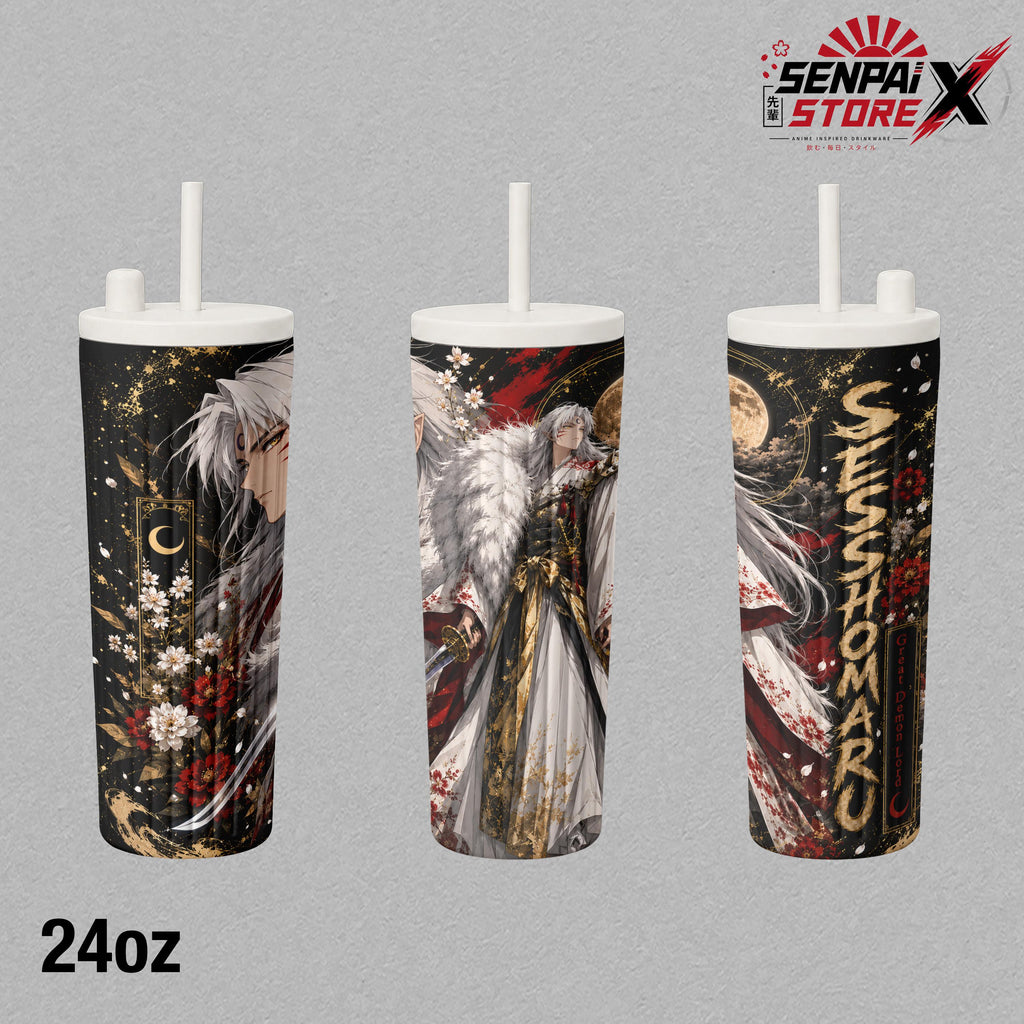 Sesshomaru Great Demon Lord Inuyasha Anime Tumbler 17oz 24oz 30oz