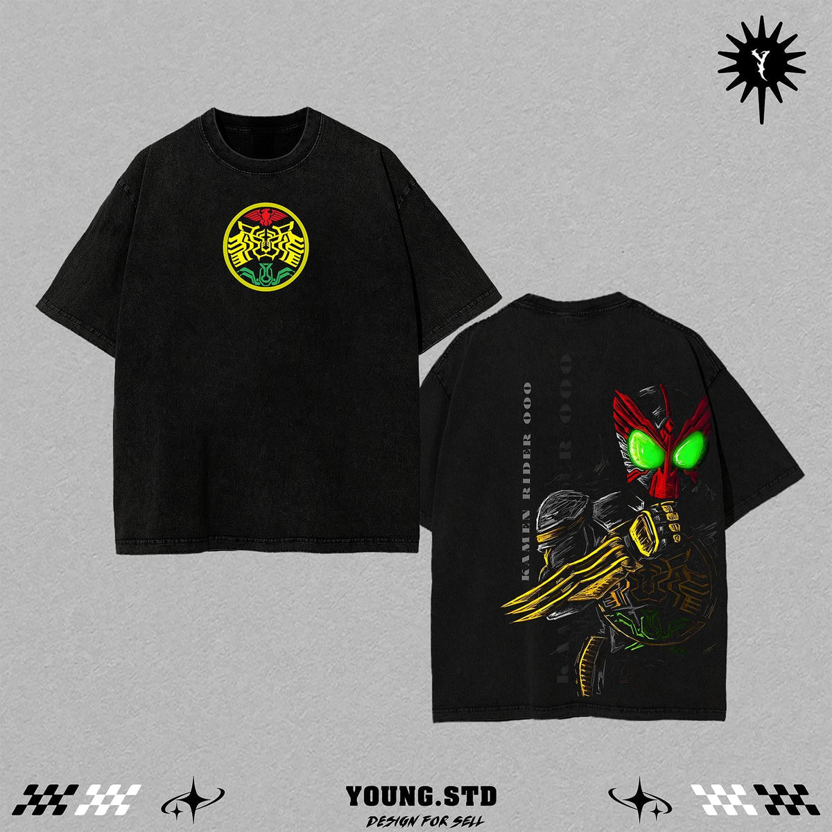 Limited Kamen Rider Tokusatsu Vintage Washed Tee