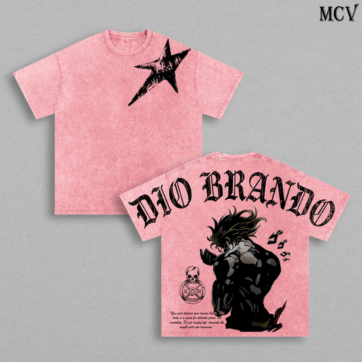 Dio Brando Scary Monsters JoJo’s Bizarre Adventure Anime Washed Tee