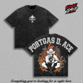 Portgas D. Ace One Piecee Fire Fist Ace Anime Vintage Washed Tee
