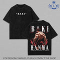 Baki Hanma Pump Cover Workout Anime Vintage Washed Tee