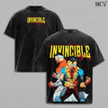 Mark Grayson x Omni-Man Invincible Anime Double Printed Vintage Washed Tee