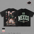 Mexico World Football Tour 2026 x Hinata Anime Vintage Washed Tee
