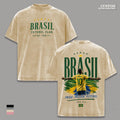 Brasil Futebol Club Brazil Soccer Vintage Washed Tee