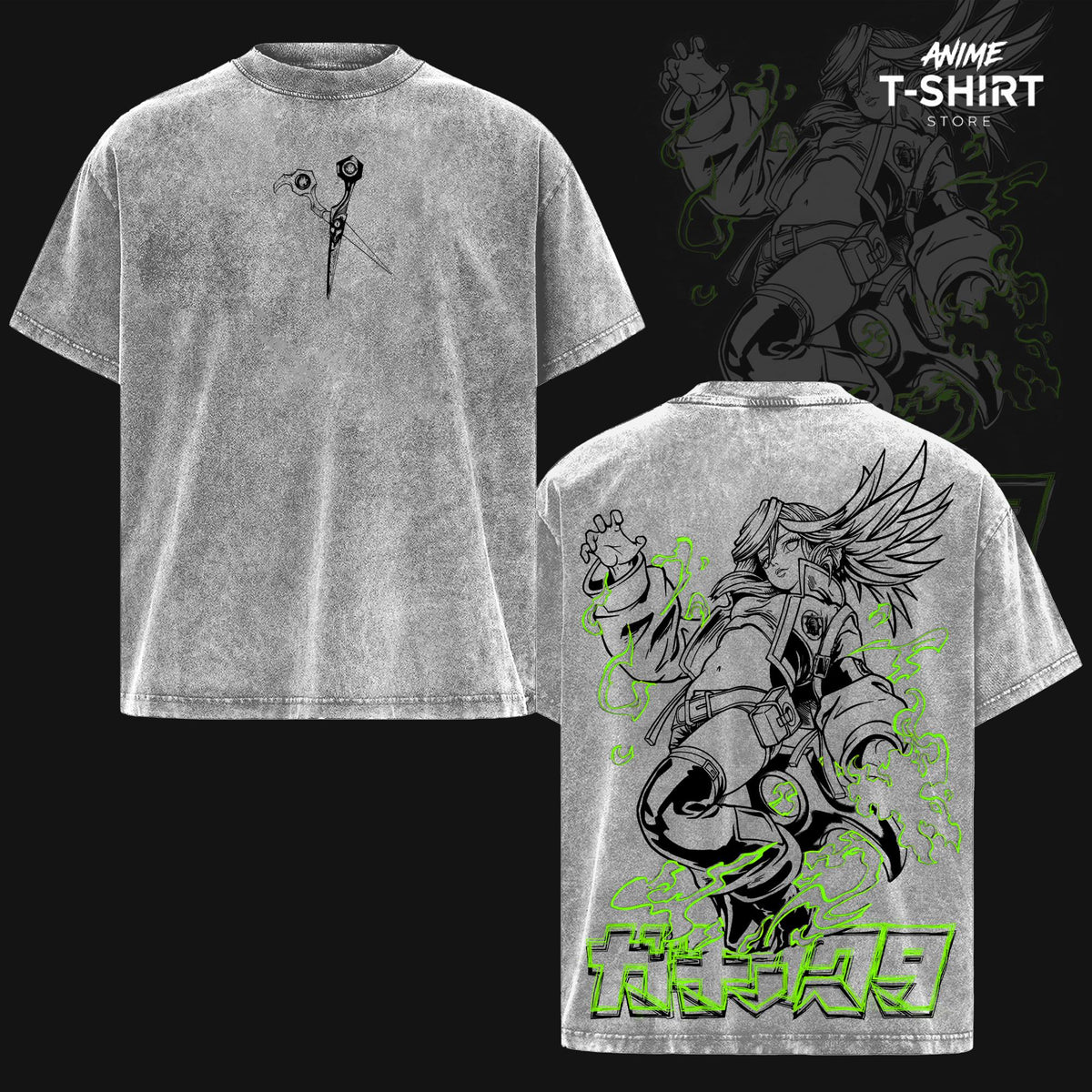 Riyo Gachiakuta Anime Vintage Washed Tee
